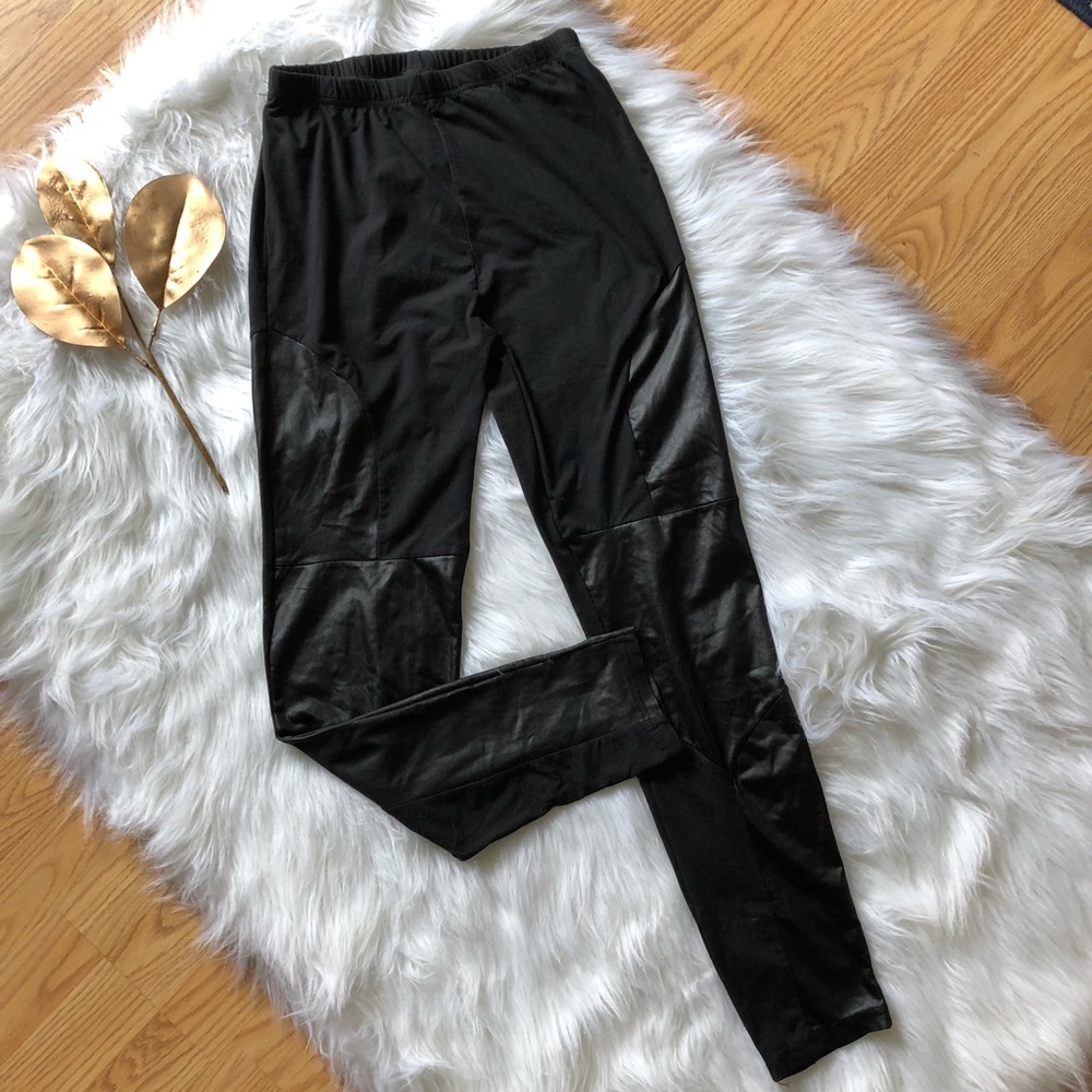 Rue 21 pleather leggings, EXC Cond!